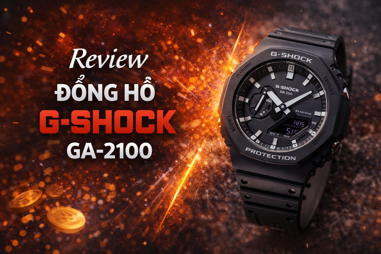 Review đồng hồ G-Shock GA-2100